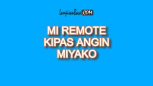 Aplikasi Remote untuk kipas angin Miyako : Mi Remote