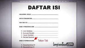 Cara Buat Daftar Isi Otomatis di Ms Word Dengan Mudah