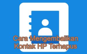 3 Cara Mengembalikan Kontak Terhapus Pada Semua HP