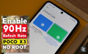 Cara mengatur Poco X3 NFC maksimal 90Hz saja, agar hemat baterai