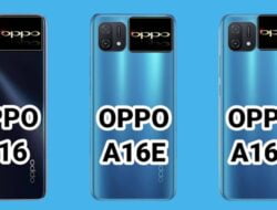 Berikut ini Perbedaan OPPO A16, A16e dan A16k, Mana Yang Terbaik