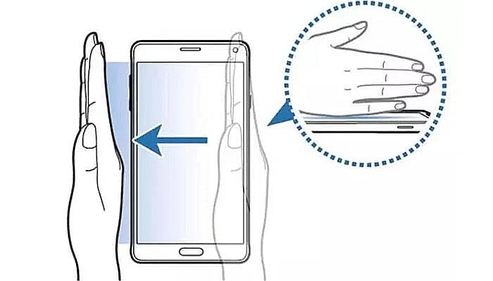 Cara Screenshot HP Samsung A52 Dengan Palm Swipe