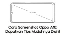 Cara Screenshot Oppo A16