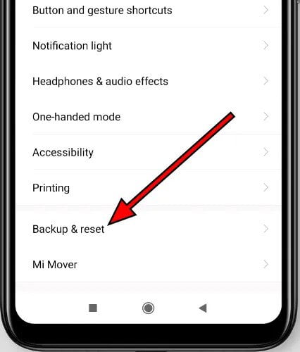 cara reset xiaomi 11t